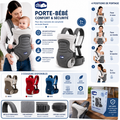 Porte-Bébé Ergonomique 4 Positions – Confort