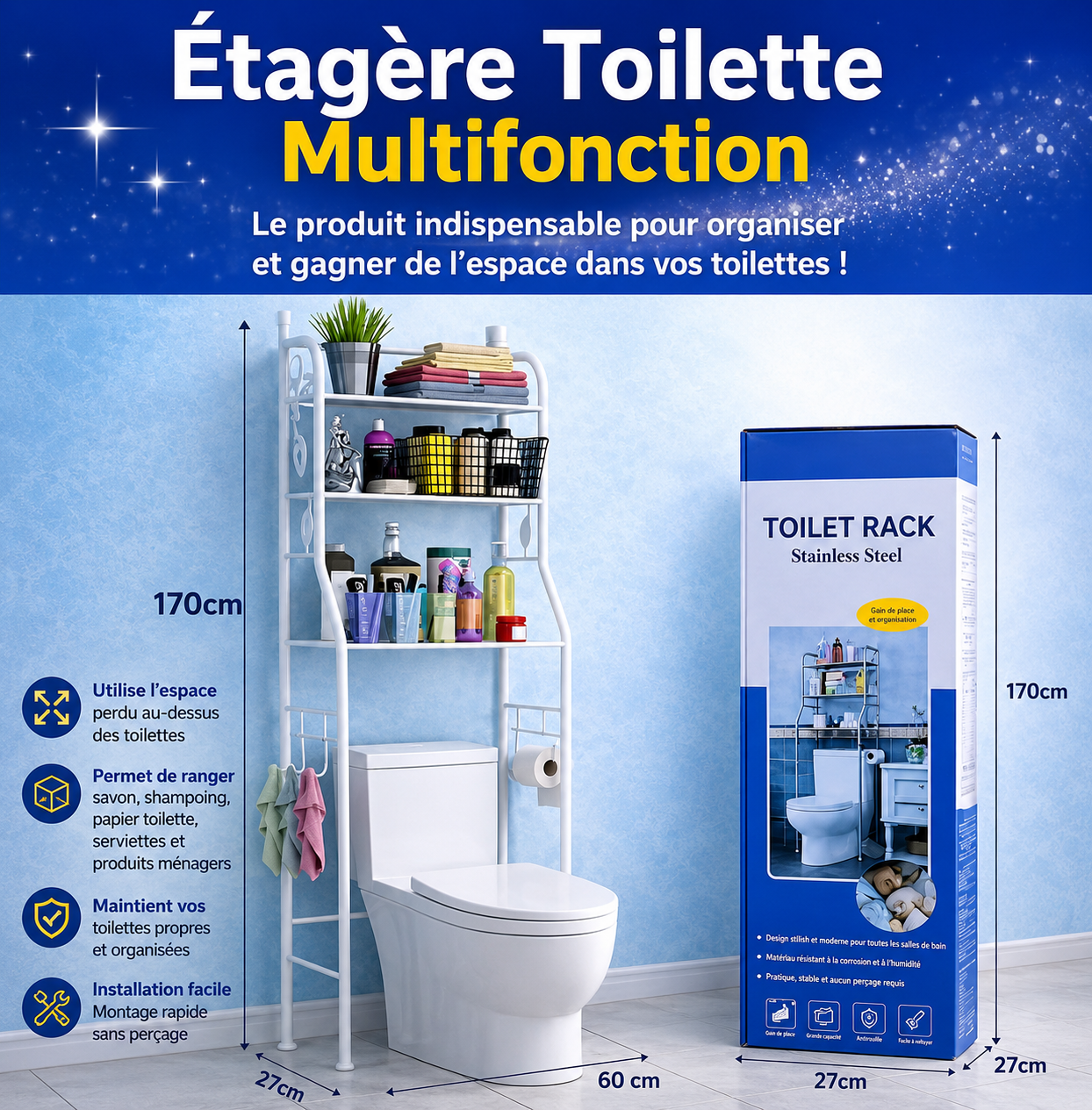 Étagère de Toilette