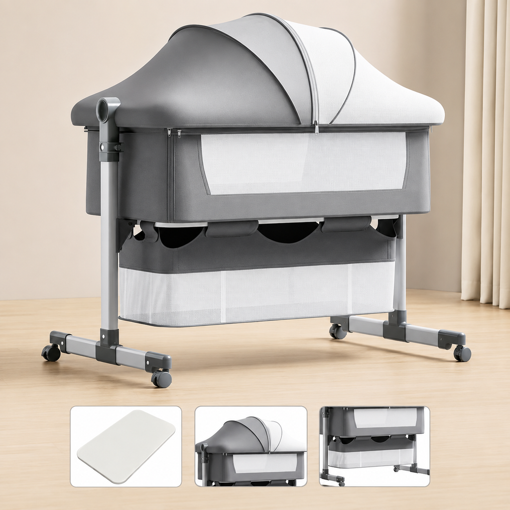 Berceau Bébé Multifonction Premium avec Moustiquaire