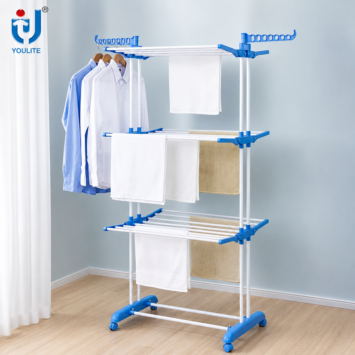 Étendoir à Linge Multifonction Grande Capacité 👕